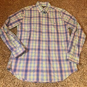Vineyard Vines Tucker Shirt Slim Fit Plaid Button Down‎ Casual Mens M